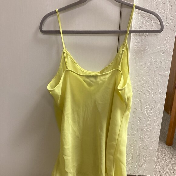 16 yellow silk camisole tank Charter Club - Picture 2 of 2